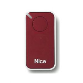 Télécommande NICE INTI1R NOUVEAU 433.92 MHz coloris rouge (Compatible avec One2 et Flo2rs)