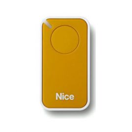 Télécommande NICE INTI1YNOUVEAU 433.92 MHz coloris jaune (Compatible avec One2 et Flo2rs)